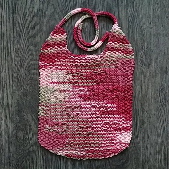 Hand Knit Baby Bib - Picture 2 of 5